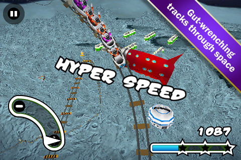 Screenshot Lunar 3D Rollercoaster Rush FREE Screenshot Lunar 3D Rollercoaster Rush FREE